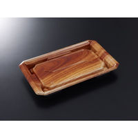 中央化学 寿司容器 HS 澄板 22-14 つきBR-BK 身 19943 1袋(50個)（直送品）