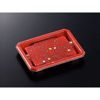 中央化学 寿司容器 CF にぎり L6 赤金箔 身 151290 1袋(50個)（直送品）