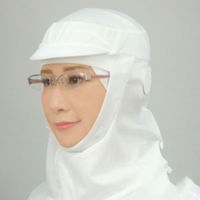 日本フィットフード 衛生用帽子 フィットフード FH-451W ホワイト LL 00665577 1袋(5個)（直送品）