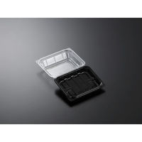 中央化学 フードパック パノラックV 15-12 黒 145516 1ケース(1200個(50個（直送品）