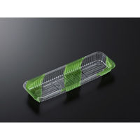 中央化学 透明トレー CSR・N 30-10F O 笹流し 250258 1ケース(1200個(100（直送品）