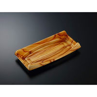 中央化学 刺身容器 CF 船 70 木理BR 身 249185 1ケース(300個(25個×（直送品）