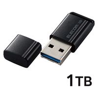 SSD 外付け 1TB 超小型 USBメモリ型 ポータブル キャップ式 ブラック ESD-EXS1000GBK エレコム 1個（直送品）