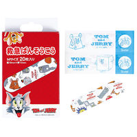 スケーター QQB1 救急絆創膏(ばんそうこう) M 20枚入 【トム&ジェリー】 557095-QQB1 1箱(20枚入)（直送品）