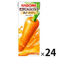 カゴメ にんじんジュース 高β-カロテン 200ml 1箱（24本入）