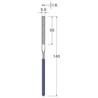 日本精密機械工作 ダイヤモンドヤスリ X0091 1本（直送品）