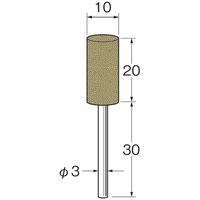 日本精密機械工作 ゴム砥石(ラビン) R4345 1パック(10本)（直送品）