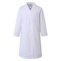 アプロンアパレル レディス診察衣シングル型長袖(ホワイト)Lサイズ 120-30AP-L 1枚（直送品）