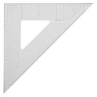 TTC ステンエッジスケール 三角定規 直角二等辺三角形 36cm 36T-45 1個（直送品）