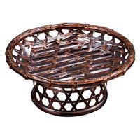 ヤマコー 塗り六ツ目高台皿 24023 1個（直送品）