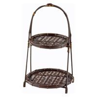 ヤマコー ワンタッチあけぼの 二段 篭小 24985 1個（直送品）