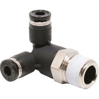 日本ピスコ ピスコ チューブフィッティング トリポッドエルボチューブ4ネジR1/4 PVX4-02 1セット(10個) 809-5282（直送品）