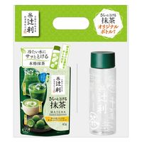 【数量限定】辻利 さらっととける抹茶 1袋（40g）オリジナルボトル付き 1セット