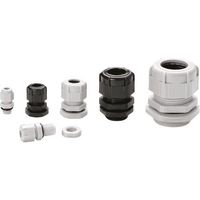 タカチ電機工業 タカチ Mネジケーブルグランド 低価格タイプ ブラック RM16S-8B 1個 203-8306（直送品）