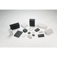 タカチ電機工業 タカチ ビス止めプラケース W50×H40×D70 ブラック TW5-4-7B 1個 850-3455（直送品）