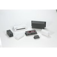 タカチ電機工業 タカチ 足付難燃性プラケース W50.4×H27×D50 ダークグレー TWF5-3-5D 1個 850-3495（直送品）