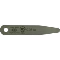 永井ゲージ製作所 DIA JIS規格すきまゲージリーフ 0.08X75B型 75B0.08 1個 838-0661（直送品）