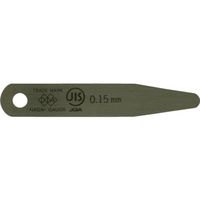 永井ゲージ製作所 DIA JIS規格すきまゲージリーフ 0.15X75B型 75B0.15 1個 838-0668（直送品）