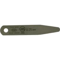 永井ゲージ製作所 DIA JIS規格すきまゲージリーフ 0.25X75B型 75B0.25 1個 838-0670（直送品）