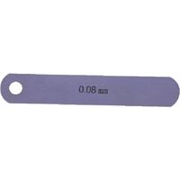 永井ゲージ製作所 DIA 一般品すきまゲージリーフ 0.08X75 75L0.08 1個 838-0696（直送品）