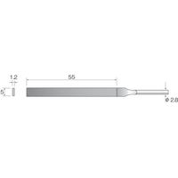 ミニター ミニモ 精密ヤスリ 中目 平 (5本入) SA4011 1袋(5本) 852-8705（直送品）