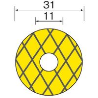 ミニター ミニモ クロスベースダイヤモンドディスク#320 φ31 (3枚入) SA2954 1袋(3枚) 852-5233（直送品）