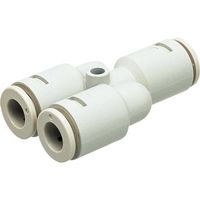 日本ピスコ PISCO チューブフィッティングケミカル ユニオンワイ APY6 1個 818-1046（直送品）