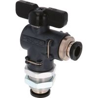 日本ピスコ ピスコ ボールバルブ 20シリーズ 隔壁ユニオンエルボ BVLM20-0806 1個 818-1118（直送品）