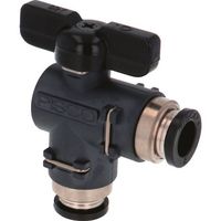 日本ピスコ ピスコ ボールバルブ 20シリーズ ユニオンエルボ BVLU20-0808 1個 818-1123（直送品）