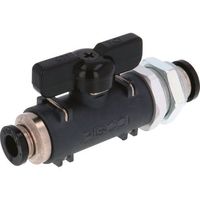 日本ピスコ ピスコ ボールバルブ 20シリーズ 隔壁ユニオン BVM20-0806 1個 818-1129（直送品）