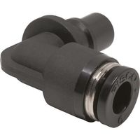 日本ピスコ ピスコ ライトカップリング 15シリーズ プラグ エルボワンタッチ継手タイプ CPP15L-6B 1個 809-5115（直送品）