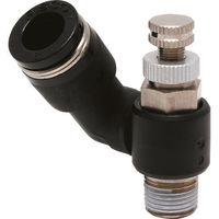 日本ピスコ ピスコ スロットルバルブ フリー チューブ8MMネジR1/8 JNS8-01 1個 809-5501（直送品）