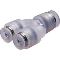 日本ピスコ ピスコ チューブフィッティングPP 違径ユニオンワイ PPW12-10 1個 818-1826（直送品）