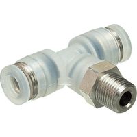 日本ピスコ PISCO ワンタッチ継手 チューブフィッティングPP ティーチューブ6ネジM5X08SUS PPB6-M5SUS 1個（直送品）