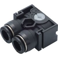 日本ピスコ PISCO コネクタ(メス) ミニ PQ3M-B 1個 818-1857（直送品）