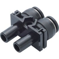 日本ピスコ PISCO コネクタ(オス) ストレート ミニ PQ4M-A 1個 818-1859（直送品）