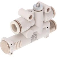 日本ピスコ ピスコ 真空発生器 破壊機能付 大気開放仕様ノズル07ポート6供給6廃棄6 VYL07-666 1個 809-5970（直送品）