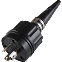 アメリカン電機 引掛形 防水形プラグ 3P30A250V 3322RW 1個 850-1109（直送品）