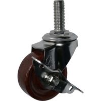 ハンマーキャスター ハンマー SAシリーズオールステンレス 旋回式フェノール車輪 65mm ストッパー付 315SA-PH65 1個（直送品）