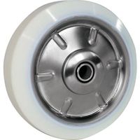 シシクSISIKUアドクライス シシク 抗菌ホワイトウレタン車輪のみ 125径 SWUW-125 1個 113-7320（直送品）