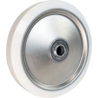 シシクSISIKUアドクライス シシク 抗菌ホワイトウレタン車輪のみ 250径 WUW-250 1個 112-9427（直送品）