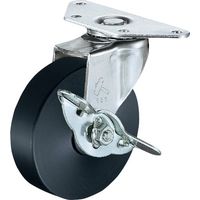 ハンマーキャスター ハンマー Eシリーズコーナー 旋回式MCナイロン車輪 75mm ストッパー付 215E-MC75 1個 814-1776（直送品）