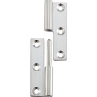 スガツネ工業 (170090743)KNー50CRステンレス鋼製抜き差し蝶番 KN-50CR 1個 131-9652（直送品）