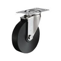 ハンマーキャスター ハンマー Eシリーズオールステンレス 旋回式MCナイロン車輪 100mm 320E-MC100 1個 814-2056（直送品）