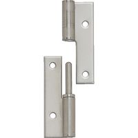 スガツネ工業 (170099046)SNR65Lステンレス鋼製抜き差し蝶番※在庫限り SNR65L 1個 132-1228（直送品）