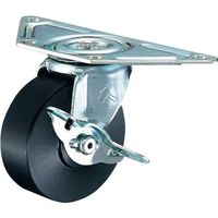 ハンマーキャスター ハンマー Gシリーズコーナー 旋回式MCナイロン車輪 65mm ストッパー付 215G-MC65 1個 814-1835（直送品）