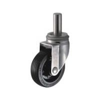 ハンマーキャスター ハンマー SKシリーズオールステンレス 旋回式ゴム車輪(ナイロンホイール) 125mm 320SK-RU125 1個（直送品）