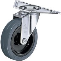 ハンマーキャスター ハンマー Eシリーズコーナー 旋回式ゴム車輪(ナイロンホイール)85mm 220E-RN85 1個 814-3570（直送品）