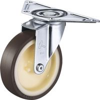 ハンマーキャスター ハンマー Eシリーズコーナー 旋回式ウレタン車輪(ナイロンホイール)85mm 220E-UR85 1個 814-1893（直送品）