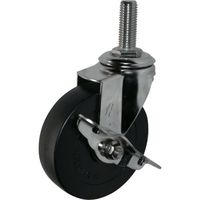 ハンマーキャスター ハンマー EAシリーズオールステンレス 旋回式ゴム車輪125mm ストッパー付 315EA-R125 1個（直送品）